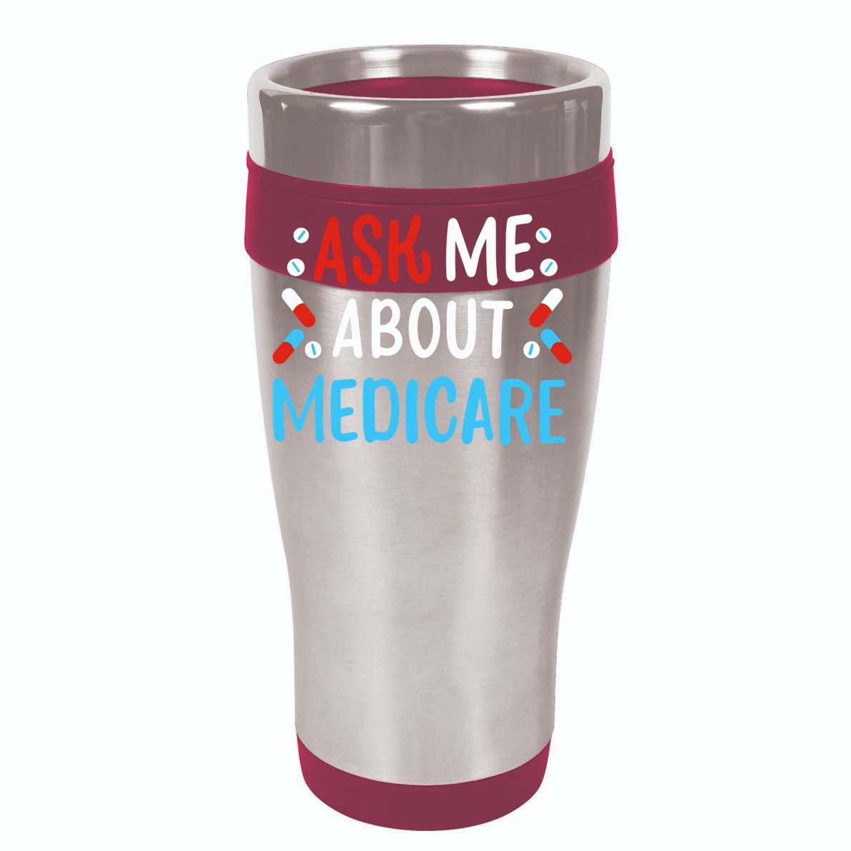 Ask Me About Medicare Women's Perfect Tri Rocker Tank