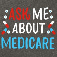 Ask Me About Medicare Cotton Canvas Backpack