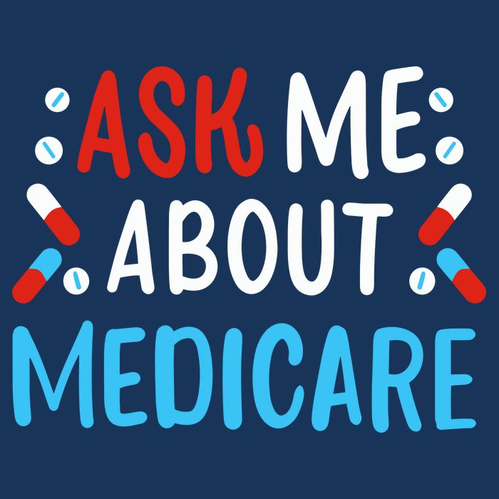 Ask Me About Medicare 7 Panel Mesh Trucker Snapback Hat