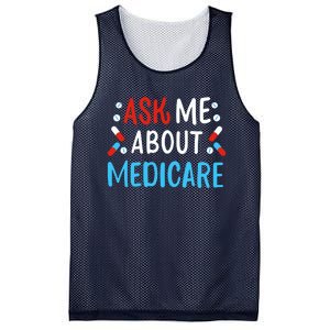 Ask Me About Medicare Mesh Reversible Basketball Jersey Tank