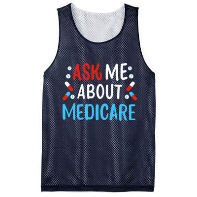 Ask Me About Medicare Mesh Reversible Basketball Jersey Tank
