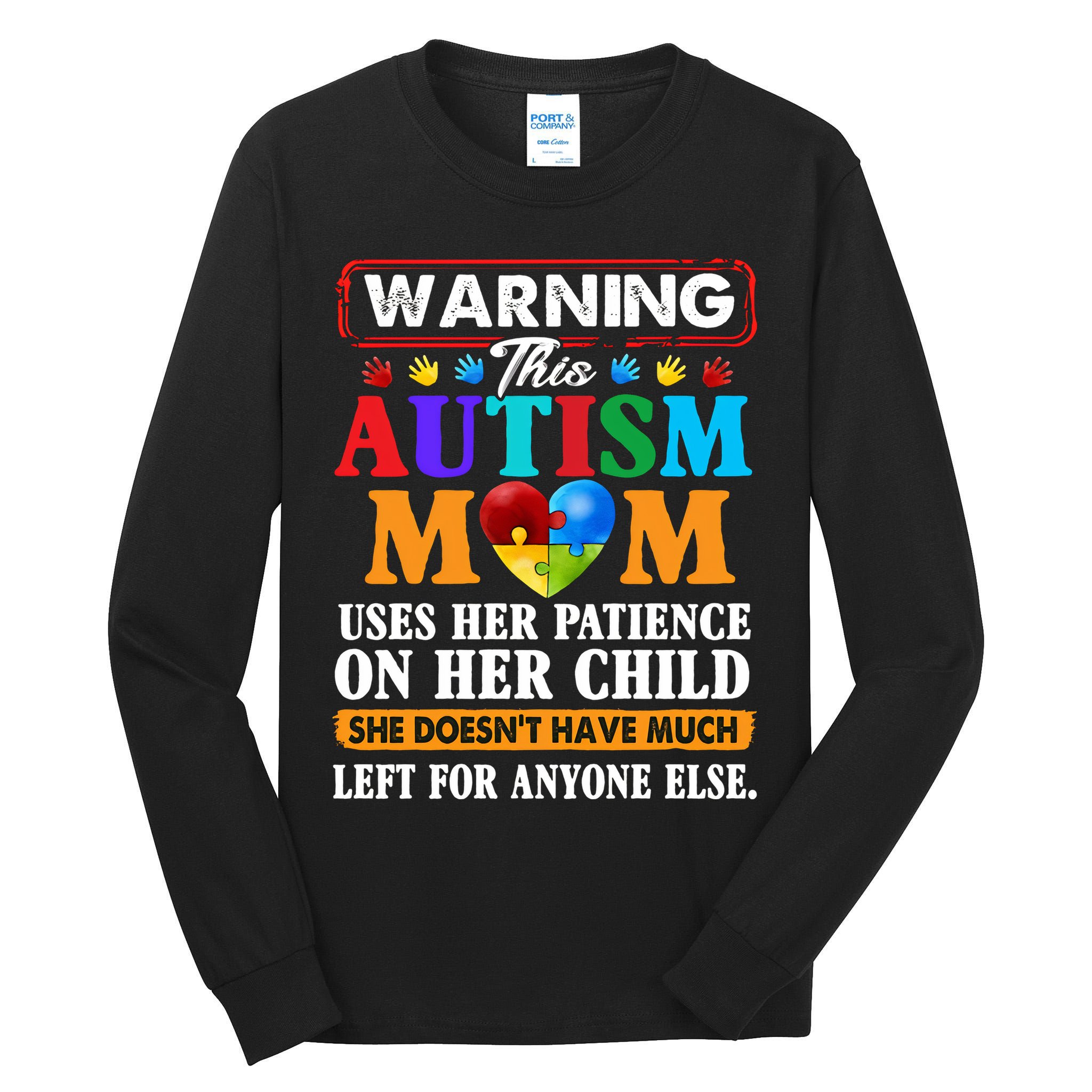 Autism Mom Tall Long Sleeve T-Shirt