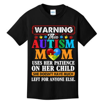 Autism Mom Kids T-Shirt