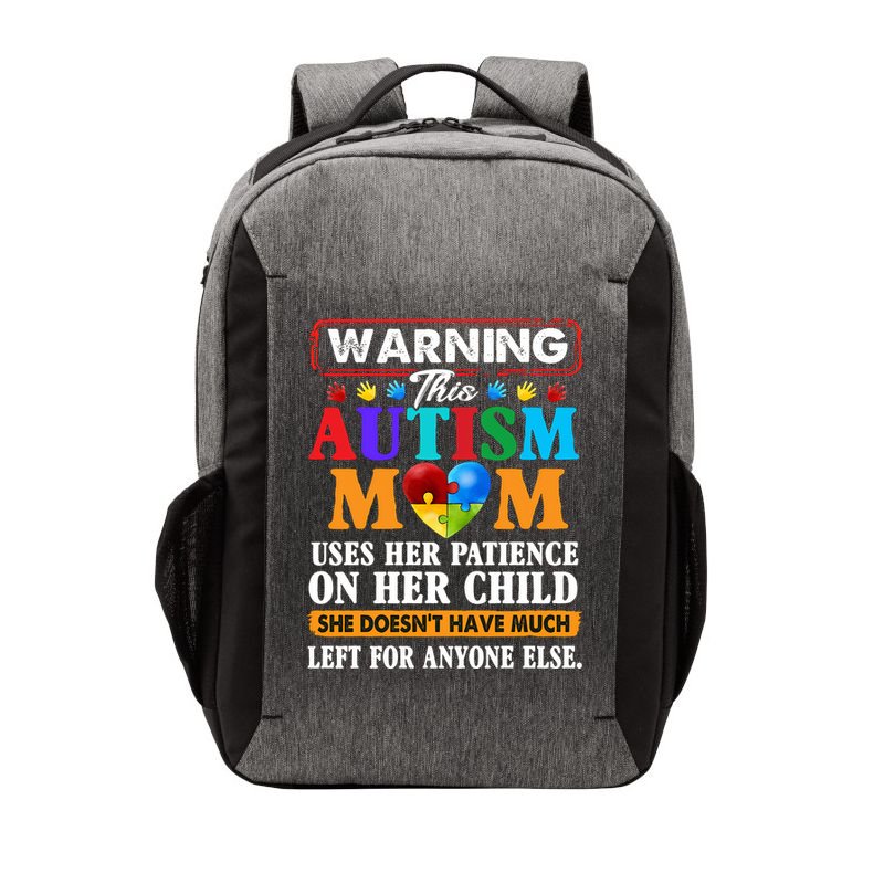 Autism Mom Vector Backpack