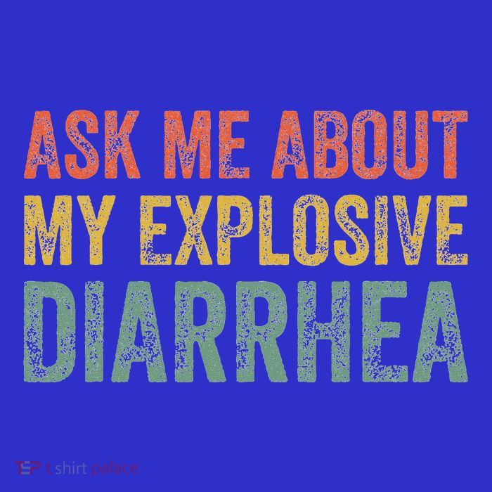 Ask Me About My Explosive Diarrhea Full-Length Apron With Pockets