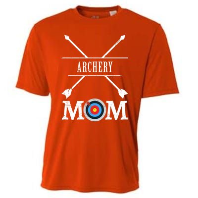 Archery Mom Archer Bow Arrow Mother's Day Sports Lover Meaningful Gift Cooling Performance Crew T-Shirt