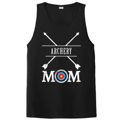 Archery Mom Archer Bow Arrow Mother's Day Sports Lover Meaningful Gift PosiCharge Competitor Tank