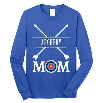 Archery Mom Archer Bow Arrow Mother's Day Sports Lover Meaningful Gift Long Sleeve Shirt