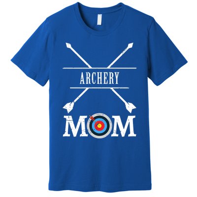 Archery Mom Archer Bow Arrow Mother's Day Sports Lover Meaningful Gift Premium T-Shirt