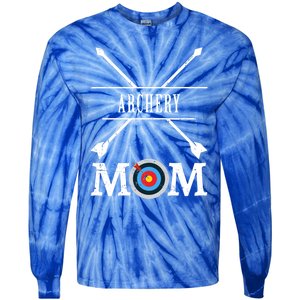 Archery Mom Archer Bow Arrow Mother's Day Sports Lover Meaningful Gift Tie-Dye Long Sleeve Shirt