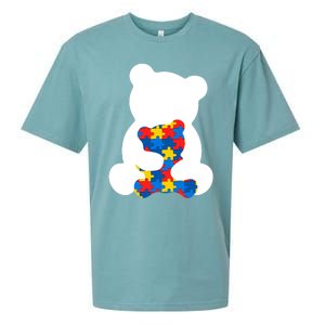 Autism Mom Autism Mama Bear Autism Autism Mother Cool Gift Sueded Cloud Jersey T-Shirt