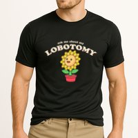 Ask Me About My Lobotomy Sunflower Meme Cooling Performance Crew T-Shirt