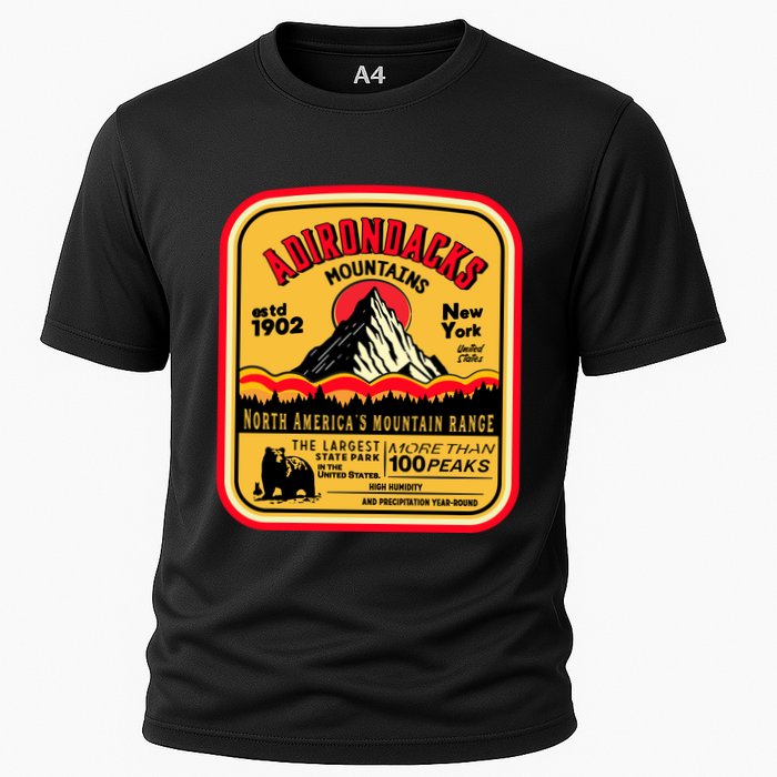 Adirondack Mountains (Adk) Aged Look Cooling Performance Crew T-Shirt
