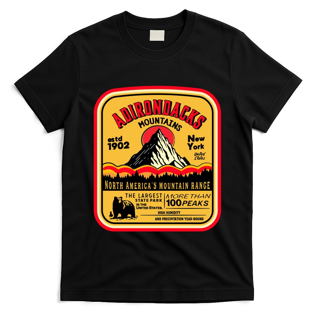 Adirondack Mountains (Adk) Aged Look T-Shirt