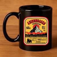Adirondack Mountains (Adk) Aged Look 11oz C Handle Ceramic Mug