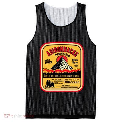 Adirondack Mountains (Adk) Aged Look Mesh Reversible Basketball Jersey Tank
