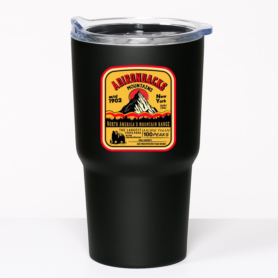 Adirondack Mountains (Adk) Aged Look Tumbler