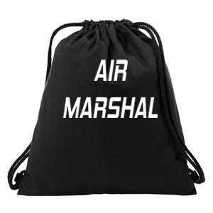 Air Marshal Drawstring Bag