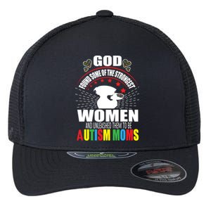 Autism Mom Awareness Support Love Autism Mama Aspergers Gift Flexfit Unipanel Trucker Cap