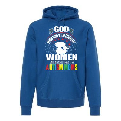 Autism Mom Awareness Support Love Autism Mama Aspergers Gift Premium Hoodie