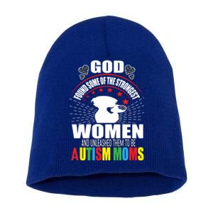 Autism Mom Awareness Support Love Autism Mama Aspergers Gift Short Acrylic Beanie