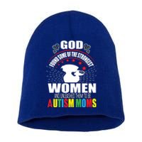 Autism Mom Awareness Support Love Autism Mama Aspergers Gift Short Acrylic Beanie