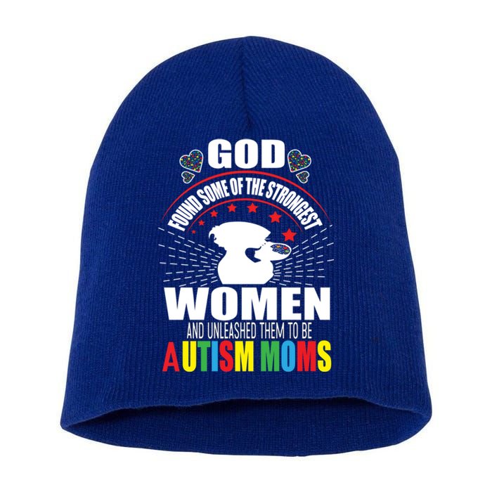 Autism Mom Awareness Support Love Autism Mama Aspergers Gift Short Acrylic Beanie