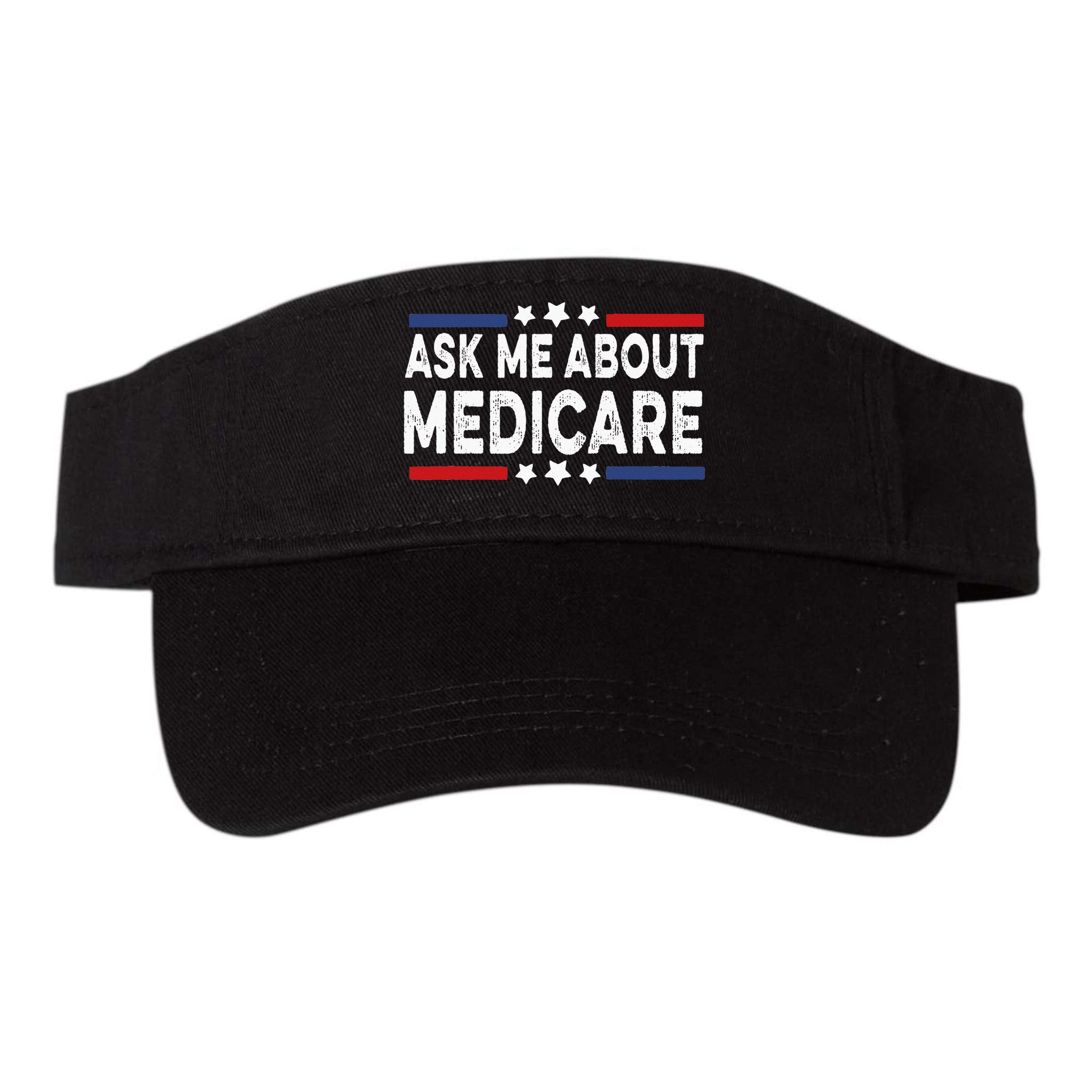 Ask Me About Medicare Health Insurance Consultant Visor