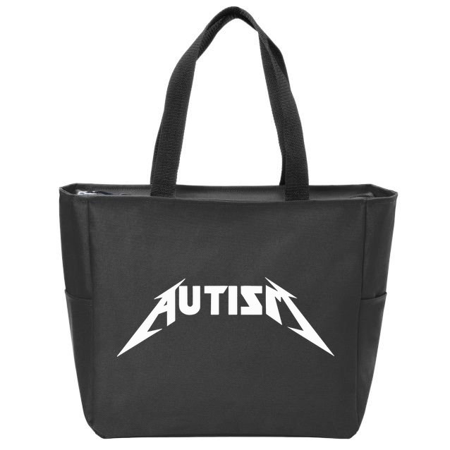 Autism Meme Zip Tote Bag
