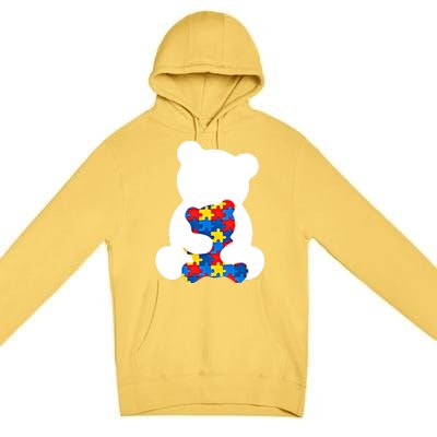 Autism Mom Autism Mama Bear Autism Autism Mother Great Gift Premium Pullover Hoodie