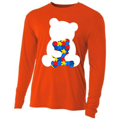 Autism Mom Autism Mama Bear Autism Autism Mother Great Gift Cooling Performance Long Sleeve Crew