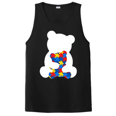 Autism Mom Autism Mama Bear Autism Autism Mother Great Gift PosiCharge Competitor Tank