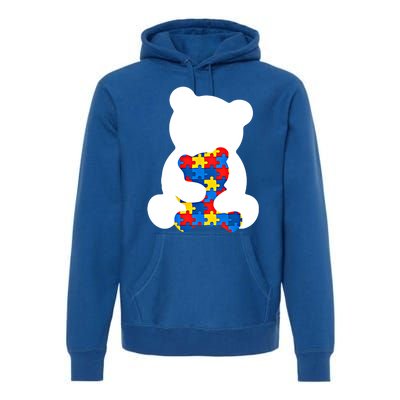 Autism Mom Autism Mama Bear Autism Autism Mother Great Gift Premium Hoodie