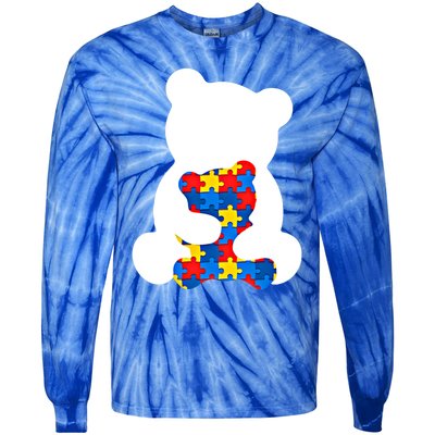 Autism Mom Autism Mama Bear Autism Autism Mother Great Gift Tie-Dye Long Sleeve Shirt