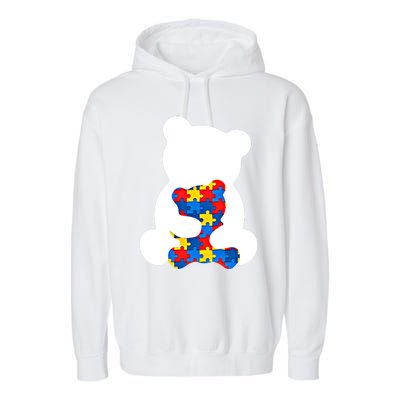 Autism Mom Autism Mama Bear Autism Autism Mother Great Gift Garment-Dyed Fleece Hoodie