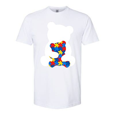 Autism Mom Autism Mama Bear Autism Autism Mother Great Gift Softstyle CVC T-Shirt