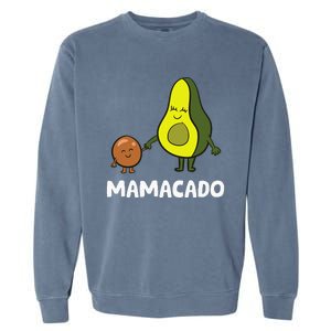 Avocado Mama Avocado Mom Funny Avocado Mamacado Garment-Dyed Sweatshirt