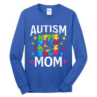 Autism Mom Autistic Quote Mother Mama Autism Awareness Gift Tall Long Sleeve T-Shirt