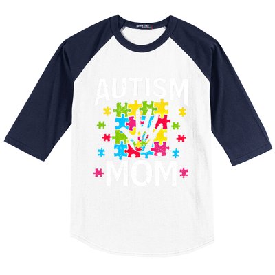 Autism Mom Autistic Quote Mother Mama Autism Awareness Gift Baseball Sleeve Shirt