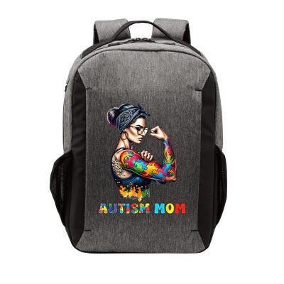 Autism Mom Autism Awareness Strong And Proud Autistic Vector Backpack