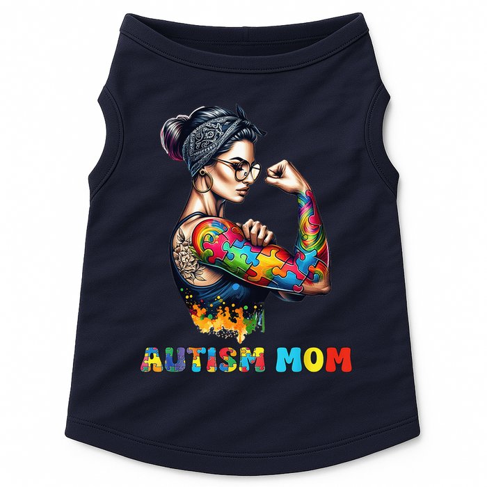 Autism Mom Autism Awareness Strong And Proud Autistic Doggie Tank