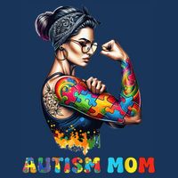 Autism Mom Autism Awareness Strong And Proud Autistic Doggie Tank