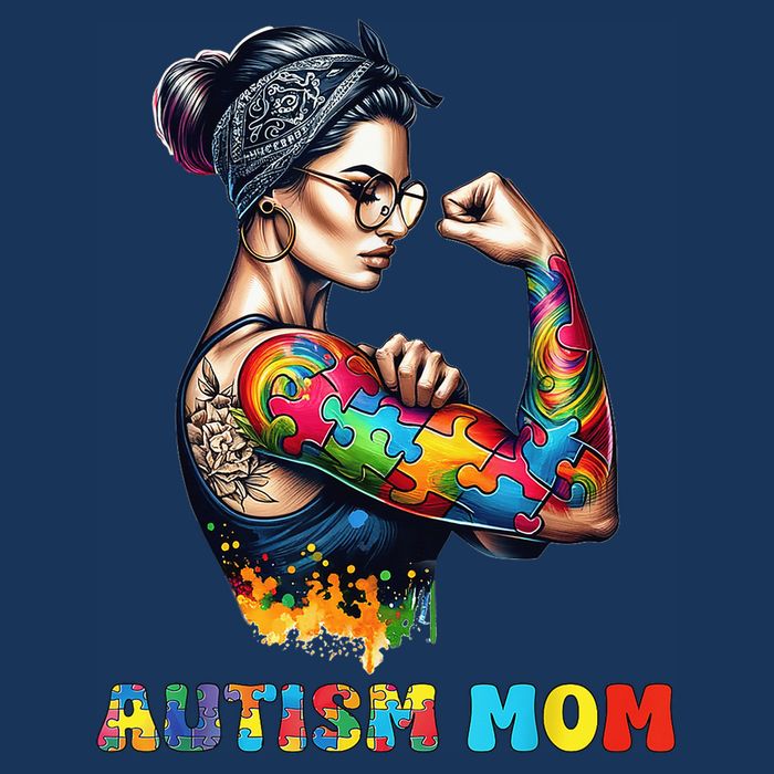 Autism Mom Autism Awareness Strong And Proud Autistic Doggie Tank