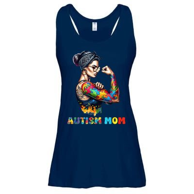 Autism Mom Autism Awareness Strong And Proud Autistic Ladies Essential Flowy Tank