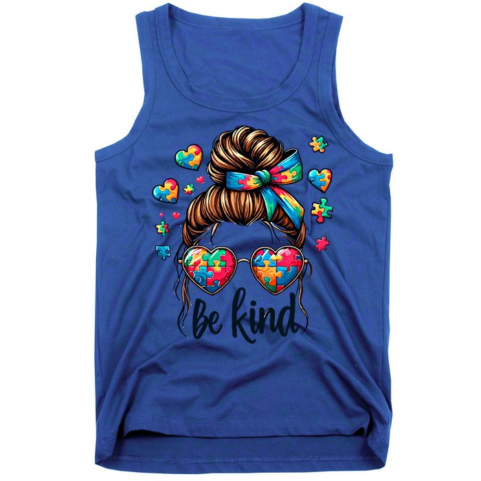 Autism Mom Awareness Be Kind Gift Tank Top