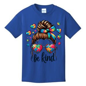 Autism Mom Awareness Be Kind Gift Kids T-Shirt