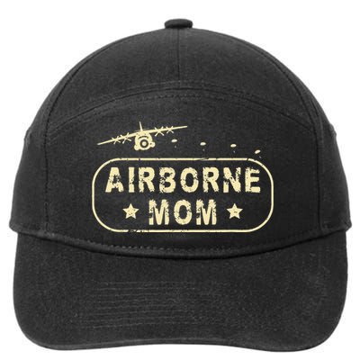 Airborne Mom 7-Panel Snapback Hat