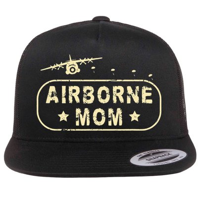 Airborne Mom Flatbill Hat