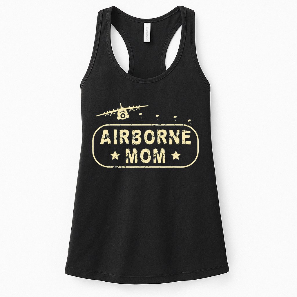 Airborne Mom Womens Tank Top