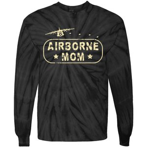 Airborne Mom Tie-Dye Long Sleeve Shirt